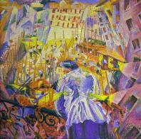 Umberto Boccioni, "La strada entra nella casa" (1911)