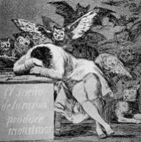 Francisco Goya, "El sueño de la razon produce monstruos" (1797)